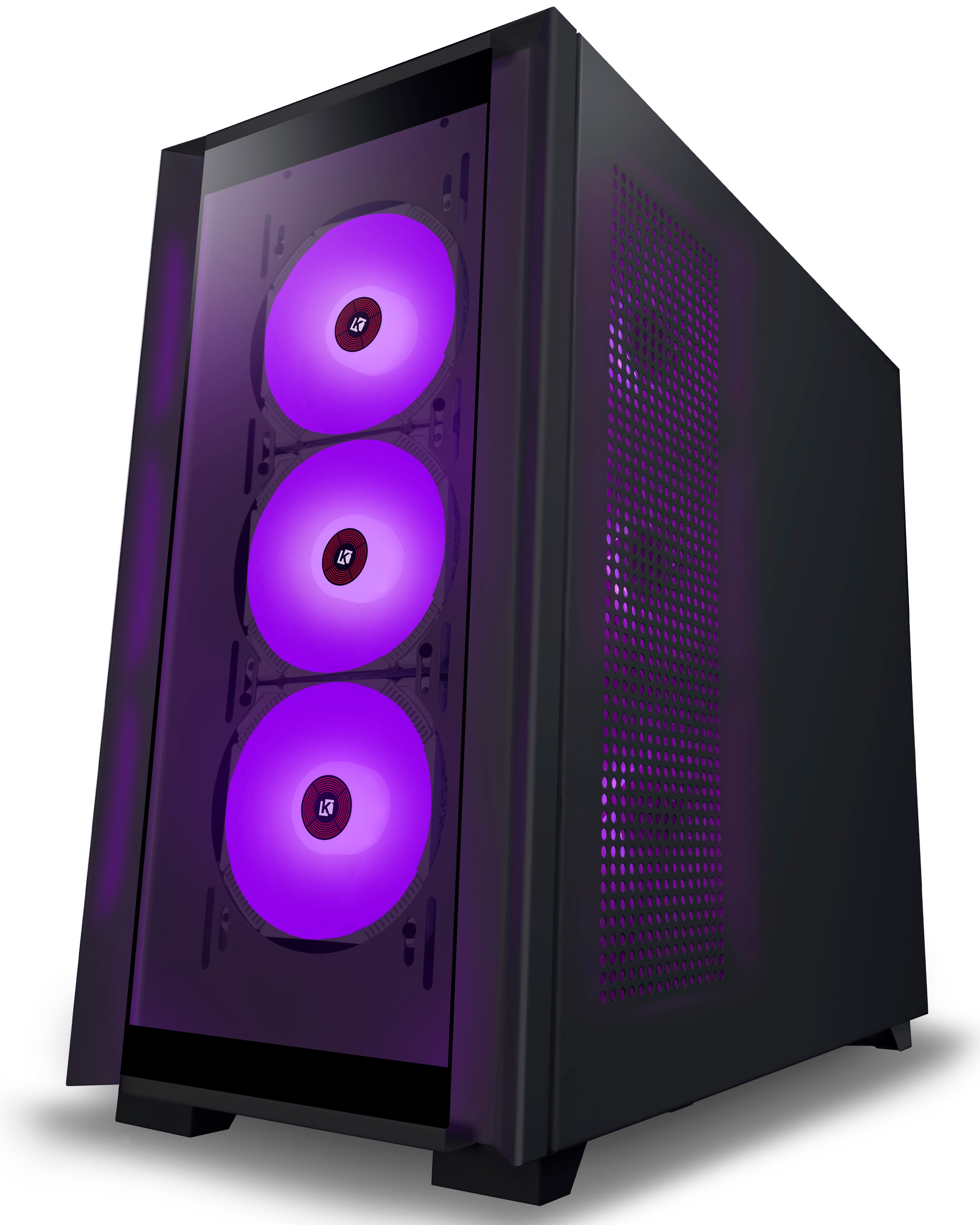 KEDIERS PC Case - C700 E-ATX Tower 3*Tempered Glass Gaming